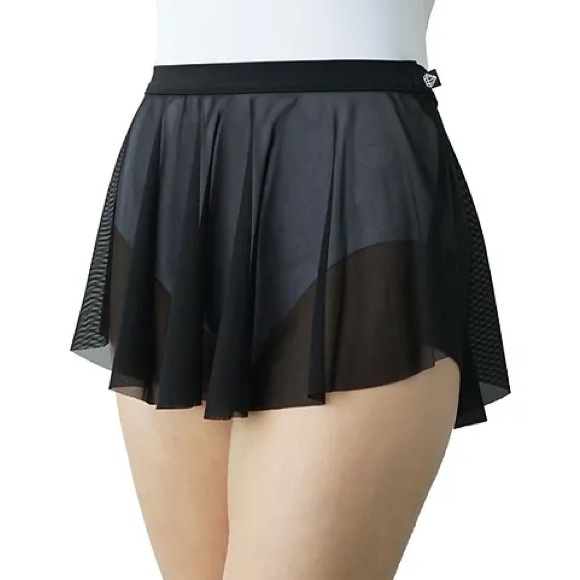 Jule Dancewear Black Mesh Ballet Skirt - Picture 3 of 3